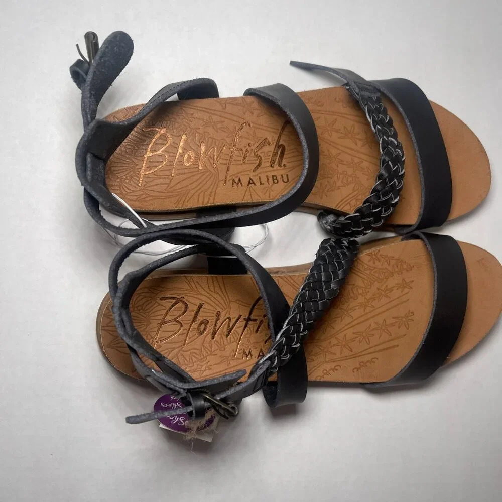 Blowfish Black and Brown Sandals - Picture 8 of 10